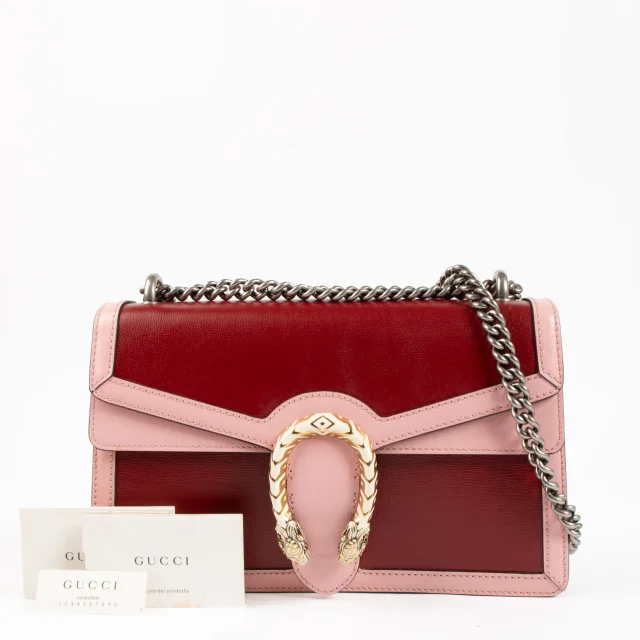 Gucci Red/Pink Leather Medium Dionysus Bag in Red Leather from Labellov, photo 2 of 9