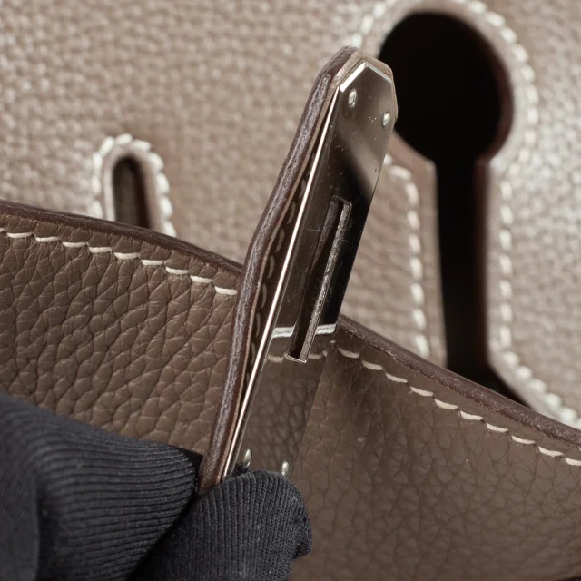 Hermès Birkin 35 Etoupe Togo PHW in Taupe Togo leather from Labellov, photo 11 of 13