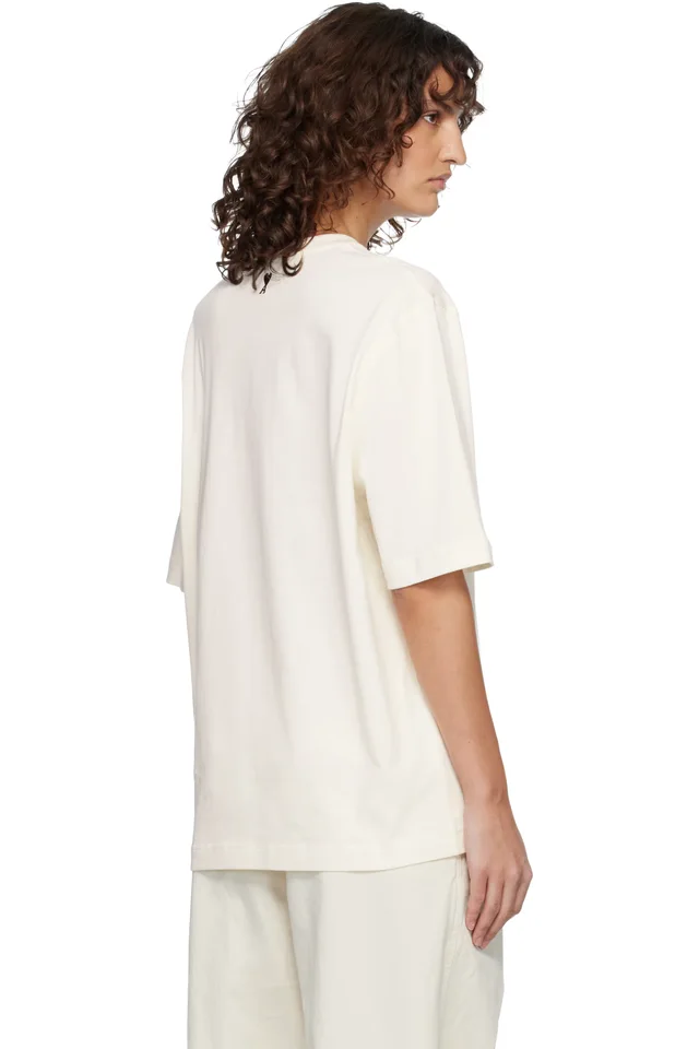 Off-White Cotton 'Ami Paris Heritage' Print T-shirt, photo 3 of 4 from SSENSE