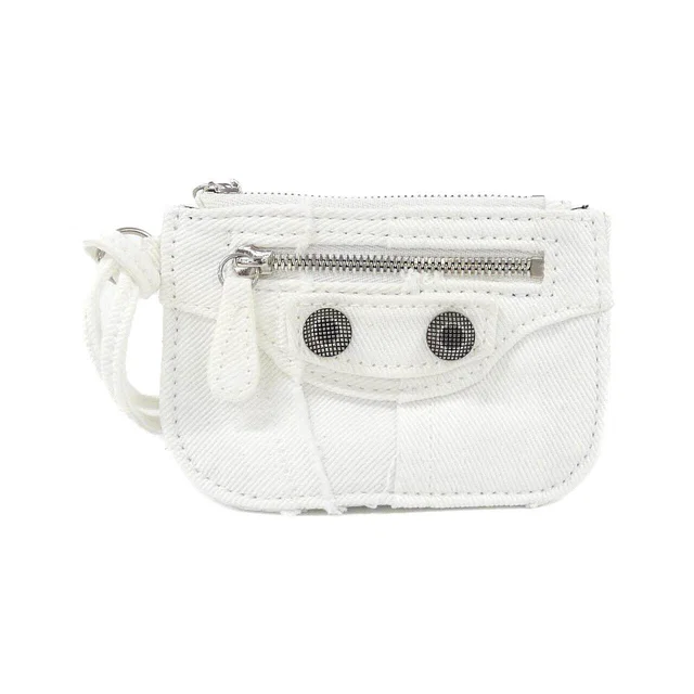 Balenciaga Le Cagole Denim Coin Case in Denim from LuxUness