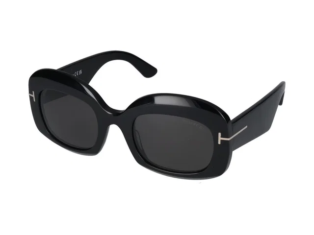 Tom Ford Ft1219 Injected Acetate Sunglasses — Black in Black from HEWI