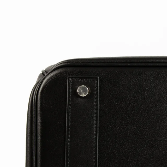 Hermès HAC Rock 40 Black Evergrain PHW in Black Leather from Labellov, photo 6 of 16