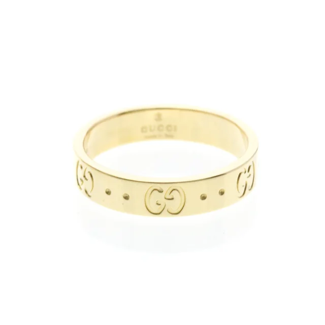 Gucci Icon Ring Yellow Gold (18K) Fashion No Stone Band Ring Gold in Gold Yellow gold (18K) from Elady