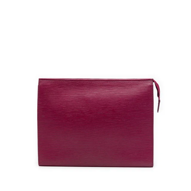 Pink Louis Vuitton Epi Toiletry Pouch 26 Clutch Bag in Pink Leather from Designer Revival