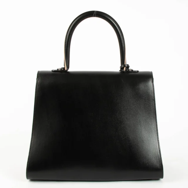 Delvaux Black Box Calf Brillant MM Magic Bag in Black Box leather from Labellov, photo 3 of 5