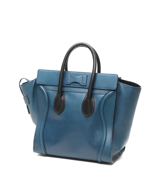 Celine Luggage Mini Bag in Leather from A Retro Tale, photo 3 of 9