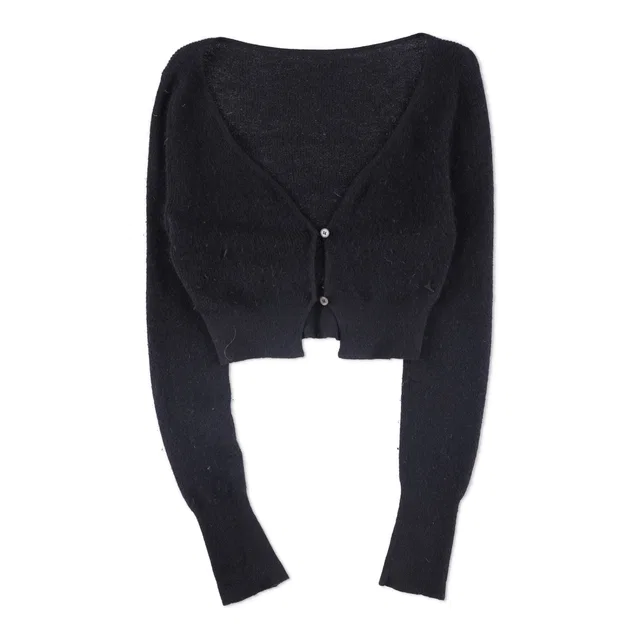 Jacquemus Le Cardigan Alzou Cropped Cardigan in Wool from HEWI
