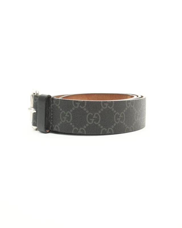Gucci GG Supreme Snake Belt, size 95 in Denim from A Retro Tale, photo 2 of 8