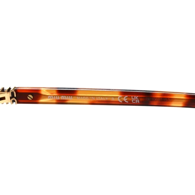 Miu Miu Acetate Rectangle Regard Sunglasses SMU11Z-F Camel Beige in Brown from FASHIONPHILE, photo 6 of 7