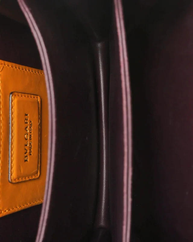 Bvlgari Serpenti Gem Studded Top Handle Bag in Leather from A Retro Tale, photo 8 of 9
