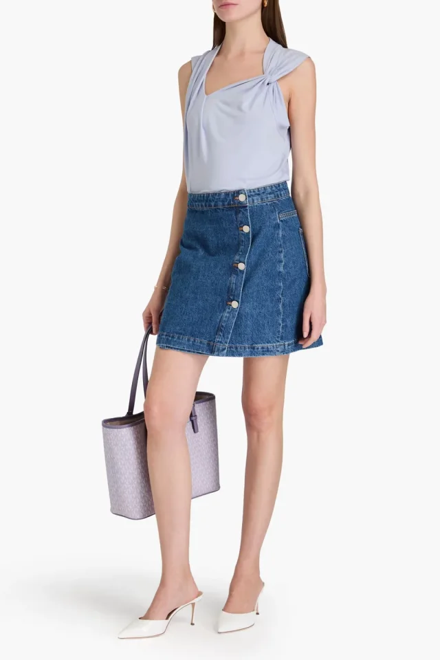 Derek Lam 10 Crosby Alya Draped Jersey Top, photo 3 of 8 from THE OUTNET