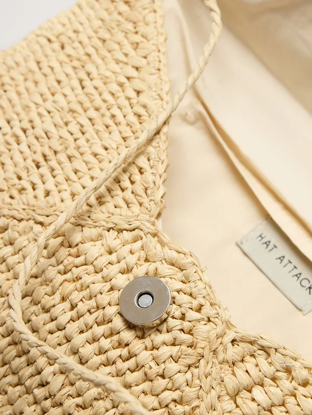 Banana Republic Emmie Raffia Envelope Clutch by Hat Attack in Natural, photo 5 of 5 from Banana Republic (US)