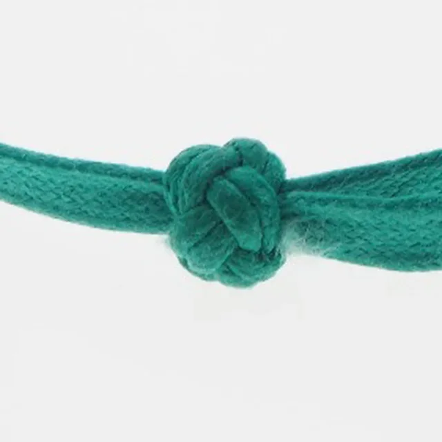 Hermès Lacquer Silk Necklace 052880FL in Green Canvas from LuxUness, photo 8 of 8