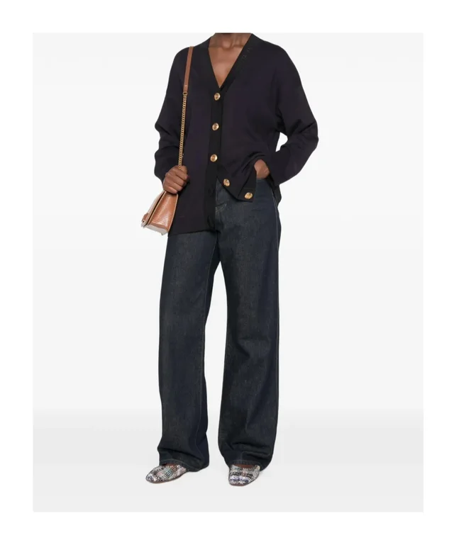 Elisabetta Franchi Buttoned Slogan Cardigan, photo 5 of 5 from SENSER