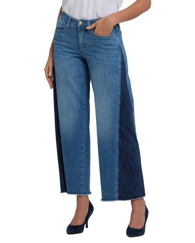 NYDJ Teresa Avenue Blue Wide Leg Jean, image 1 of 1 from Rue La La