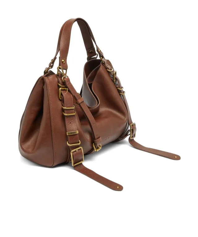 Diesel D-One-Medium top-handle bag in treated leather, photo 2 of 5 from SENSER