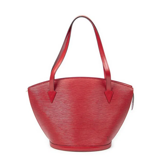 Louis Vuitton Saint Jacques Shopping Red Epi Messenger Bag in Red from The Reluxe