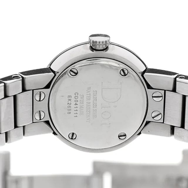 Stainless Steel Diamond Mother of Pearl 23mm La D De Dior Quartz Watch from FASHIONPHILE, photo 4 of 4