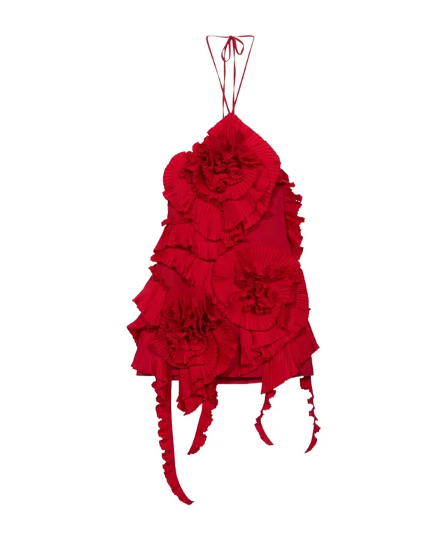 Blumarine Taffeta dress with 3D roses from SENSER, photo 1 of 1