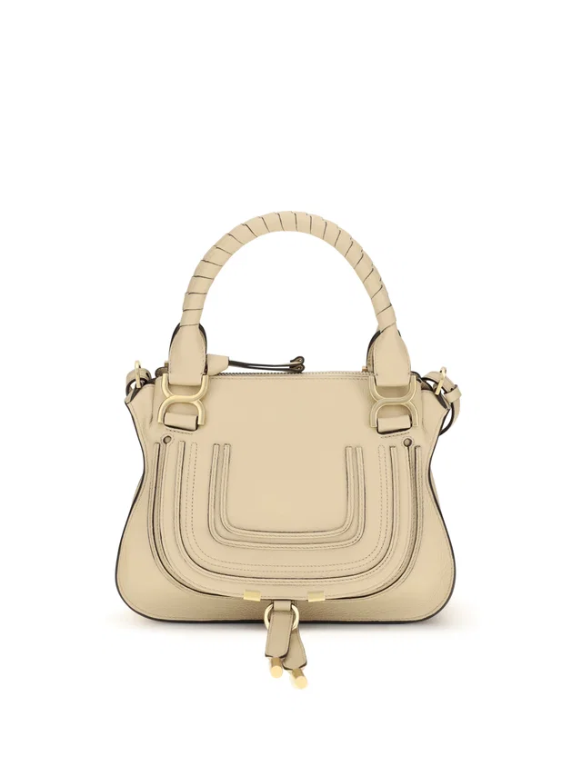 Chloé Shoulder Bag — Beige Calf Leather Bos Taurus in Beige Calfskin from HEWI