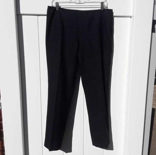 Jil Sander Women’s Black Ankle Cropped Dress Pants in black|blue from Poshmark