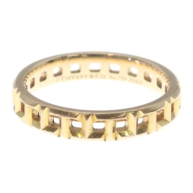 Tiffany & Co. T True Narrow Ring 18k Pink Gold in Pink from The Reluxe
