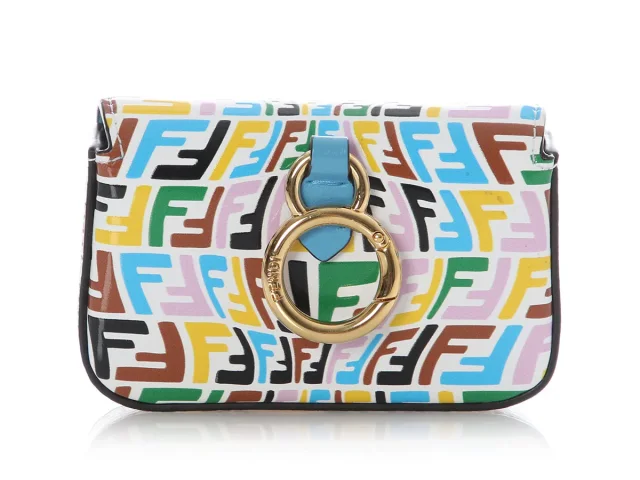 Fendi x Sarah Coleman Nano Multicolor Baguette Charm in Multicolor Leather from Ann's Fabulous Finds, photo 4 of 9