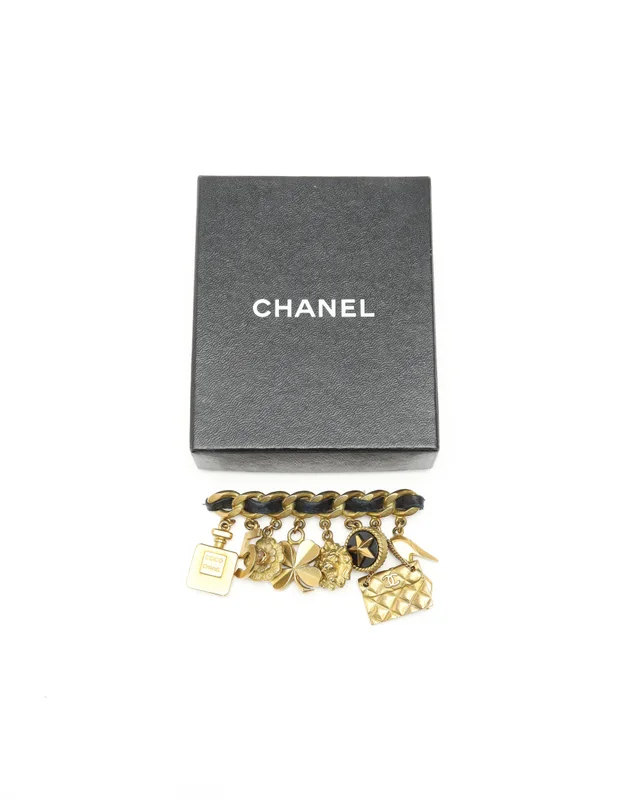 Chanel Icon Brooch in Leather from A Retro Tale, photo 2 of 4