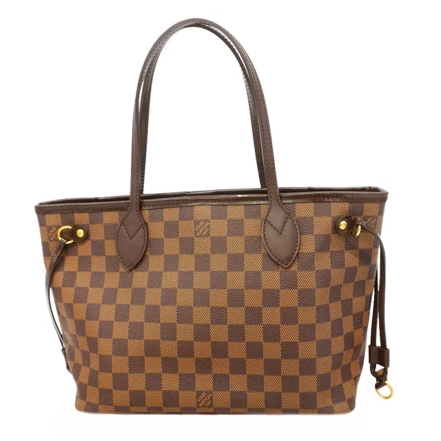 Louis Vuitton Tote Damier Neverfull PM Ebene in Brown from The Reluxe