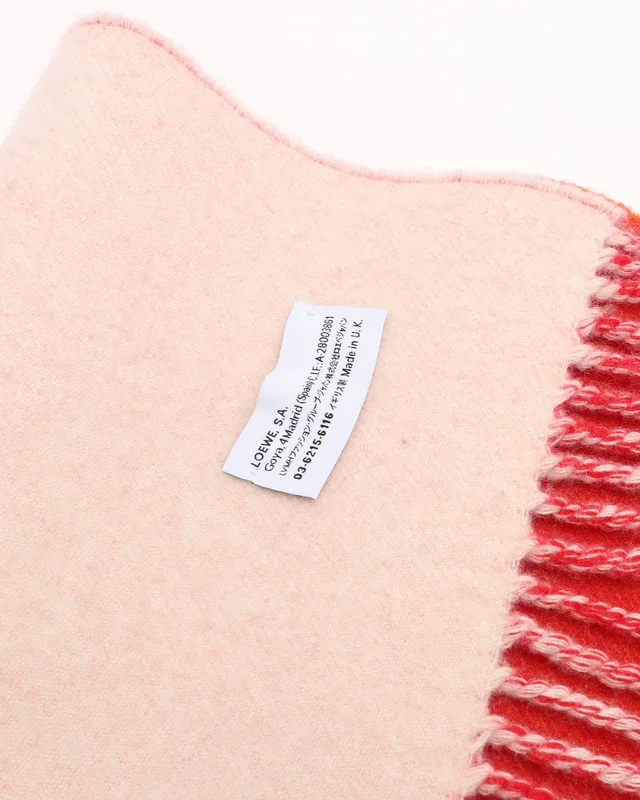 Loewe Wool Cashmere Scarf in Cashmere from A Retro Tale, photo 4 of 4
