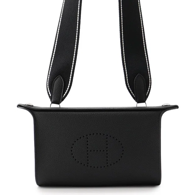 Hermès Videpoches Black Togo Leather in Black Togo leather from GALLERY RARE