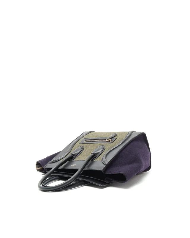 Celine Luggage Micro Bag in Canvas from A Retro Tale, photo 5 of 9