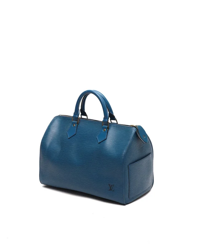 Louis Vuitton Epi Speedy 30 Bag in Suede from A Retro Tale, photo 2 of 9