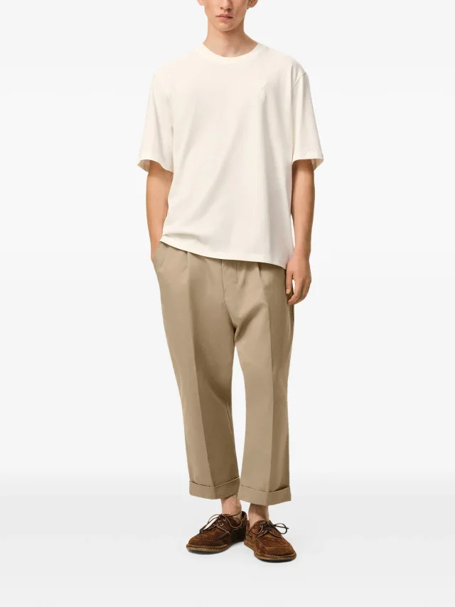 AMI Paris cotton carrot oversized trousers, photo 2 of 2 from FARFETCH