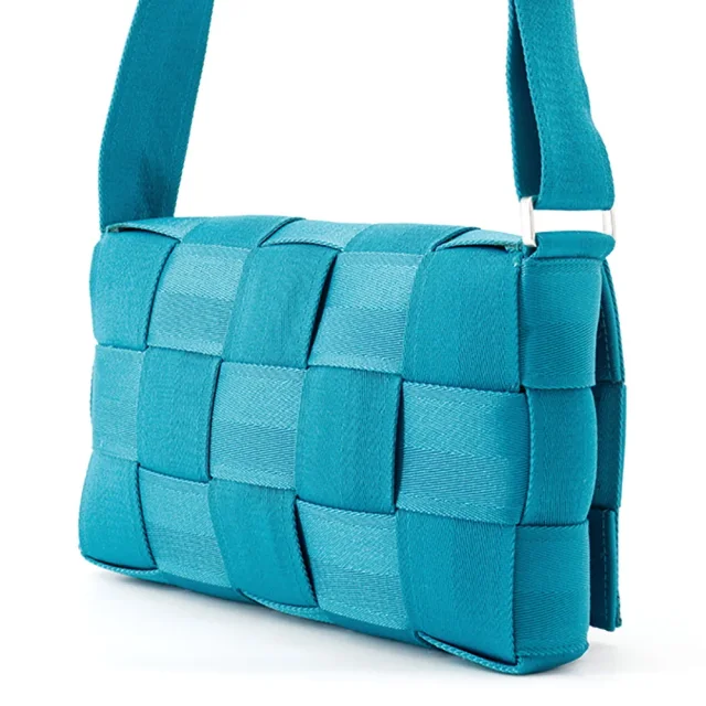 Bottega Veneta Cassette Shoulder Bag Blue Canvas in Blue Canvas from GALLERY RARE, photo 2 of 10