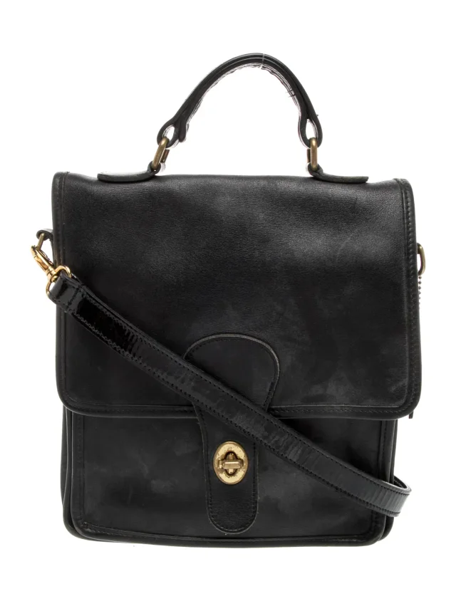 Coach Shoulder Bag in black Leather from The RealReal