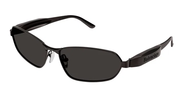 Balenciaga Bb0355s Sunglasses — Grey Metal in Grey from HEWI