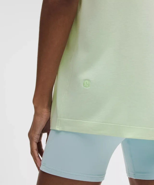 lululemon All Yours Organic Cotton-Blend T-Shirt in Matcha Magic, photo 5 of 5 from lululemon