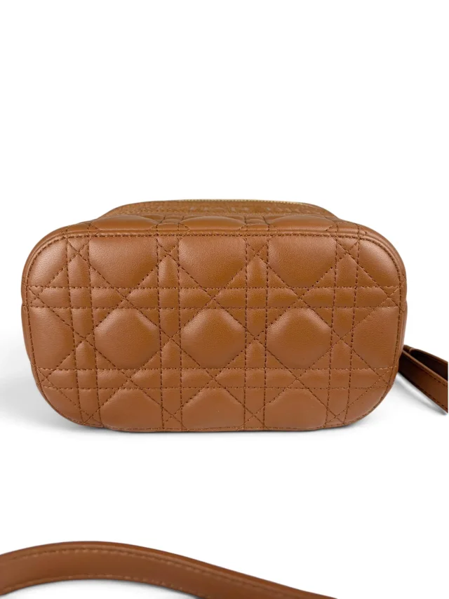 Dior Brown Lambskin Cannage Small Vanity in Brown Lambskin from Season 2 Consign, photo 6 of 9
