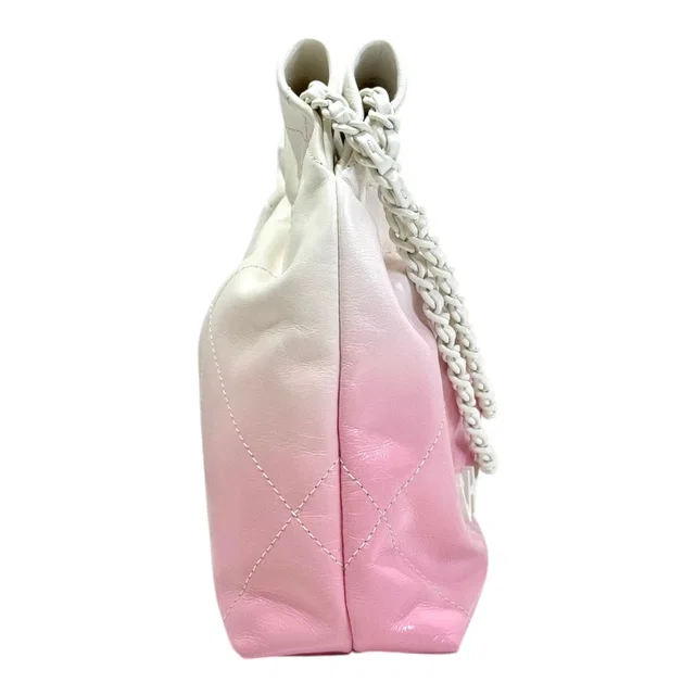 Chanel 22 Mini Ombre Pink and White Bag in White from Luxury Promise
