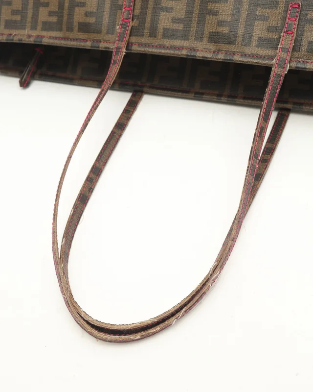 Fendi Zucca Roll Tote Bag in Coated canvas from A Retro Tale, photo 6 of 9