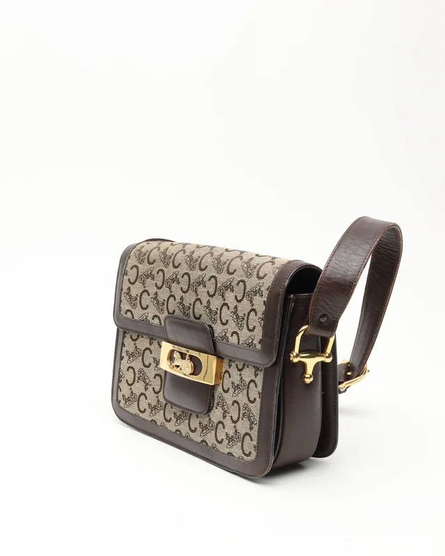 Celine C Macadam Shoulder Bag in Canvas from A Retro Tale, photo 2 of 9