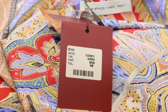Etro Paisley A-line Long Skirt in Multicolor Silk in multi, photo 5 of 5 from ShopSimon
