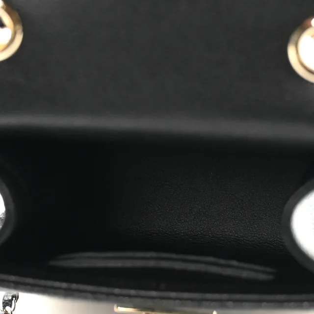 Chanel Caviar Quilted Golden Class Phone Holder Black in Black Caviar leather from FASHIONPHILE, photo 5 of 12