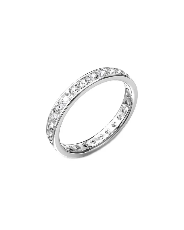 Lab Grown Diamonds 18K Vermeil 1.01 ct. tw. Lab-Grown Diamond Eternity Ring, image 1 of 1 from Rue La La