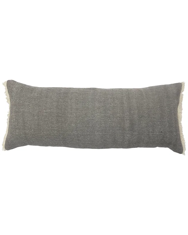 LR Home Aarna Solid Fringed Throw Pillow, image 1 of 1 from Rue La La