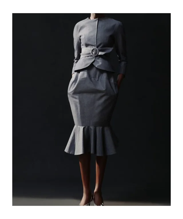 Jacquemus Short peplum-effect jacket, photo 2 of 2 from SENSER