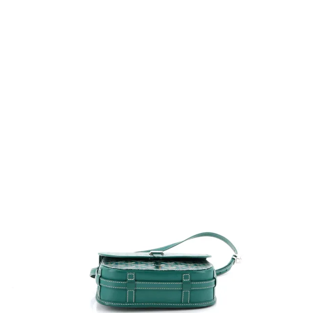 Goyard Belvedere II Messenger Bag Coated Canvas PM in green Coated canvas from Rebag, photo 5 of 7