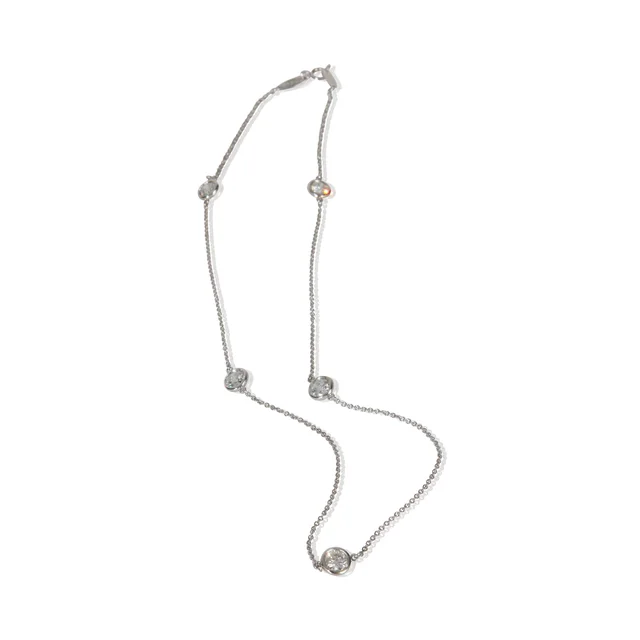 Tiffany & Co. Platinum Diamond By The Yard Necklace 950 from HEWI, photo 2 of 2
