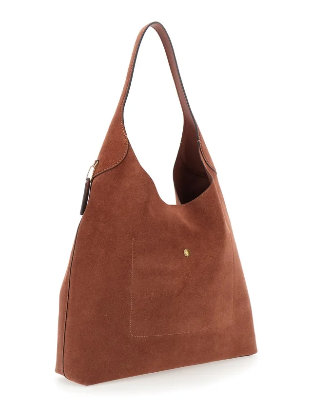 COACH Shoulder Bag 'Brooklyn' with Brown Leather Details for Women in Brown 100% Cow, photo 5 of 10 from Gaudenzi Boutique